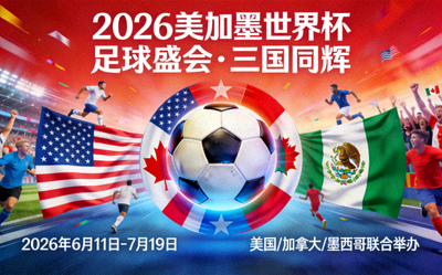 2026美加墨世界杯宣传海报